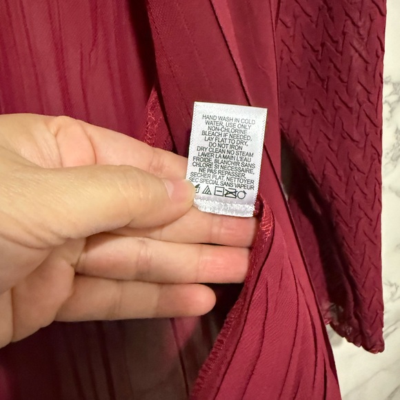 NEW Komarov Burgundy Textured Women's Blazer L - Picture 5 of 6